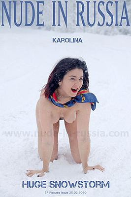 [Nude in Russia×Karolina] 2020-02-25 Huge Snowstorm